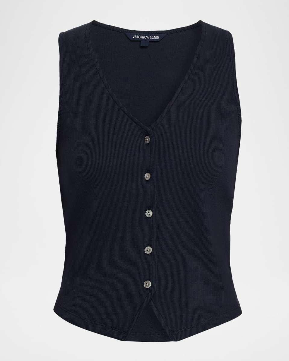 Hoorne Rib-Knit Vest